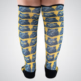 Bears pattern compression socks