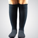 Black knee-high compression socks