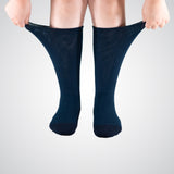 Blue stretchy socks