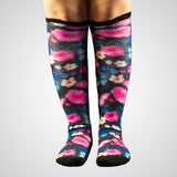 Butterflies knee-high non-constricting socks