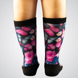 Butterflies non-constricting crew socks