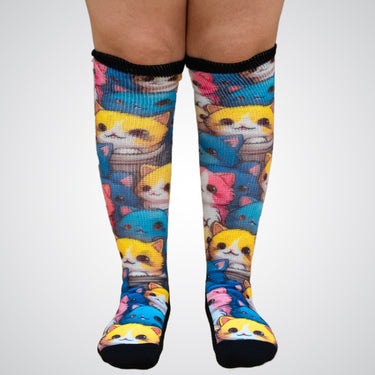 Cat stretchy socks