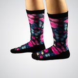 Crew butterflies non-constricting socks
