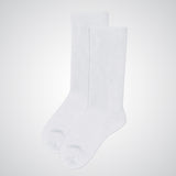Crew white non-binding socks