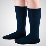 Dark blue non-binding socks