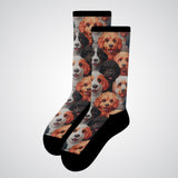 Dog crew stretch socks