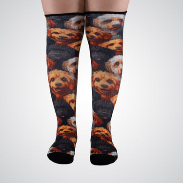 Dog knee-high compression socks