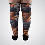 Dog pattern compression socks