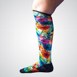 Flowers compression socks