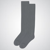 Gray non-binding socks