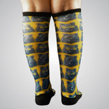 Knee-high bears non-binding socks