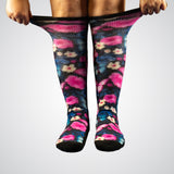 Non-constricting and stretchy socks