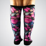 Non-constricting socks butterflies pattern