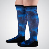 Non-restrictive socks jellyfish pattern