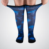 Non-restrictive socks jellyfish print