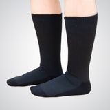 Soft black crew socks