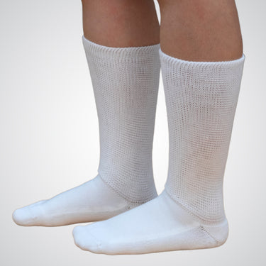 Soft crew white socks