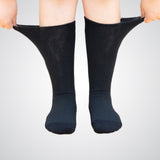 Stretchy black socks