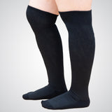 Ultra comfy black non-binding socks