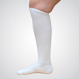 White compression sock