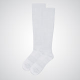 White compression socks