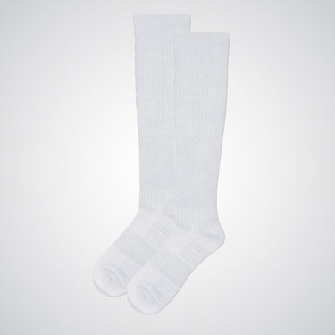 White compression socks