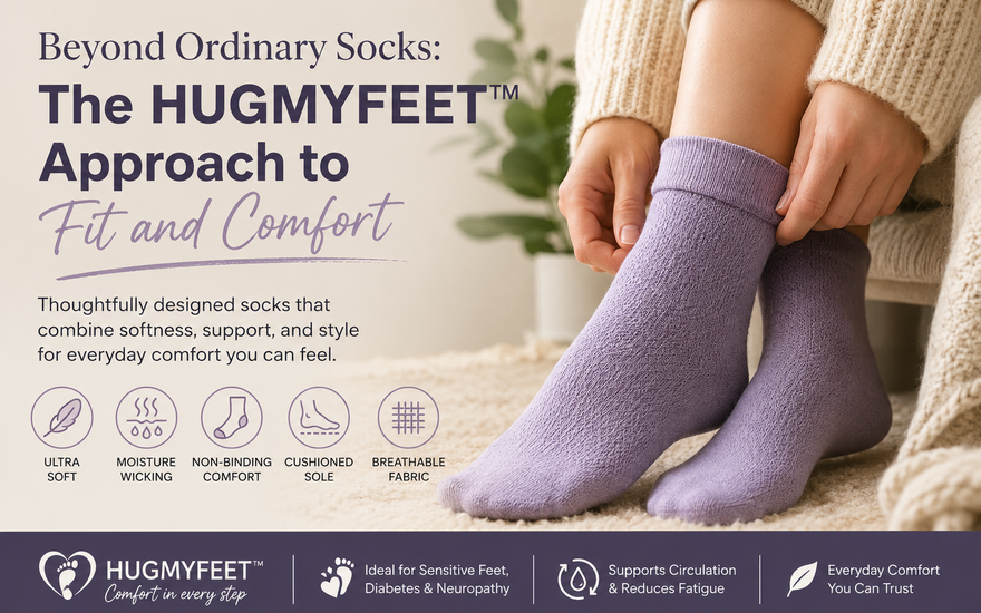 Beyond Ordinary Socks: The HUGMYFEET™ Approach to Fit and Comfort