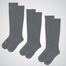 3-pack gray compression socks