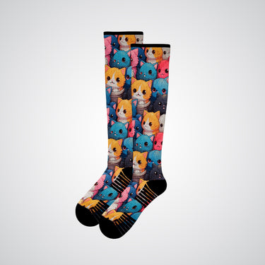 Cat compression socks