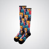 Cat compression socks