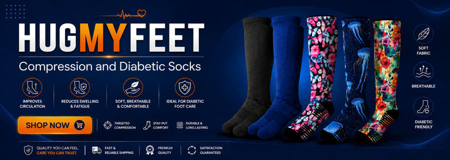 diabetic and compression socks