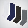 Solid color socks 4-pack
