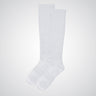 White compression socks