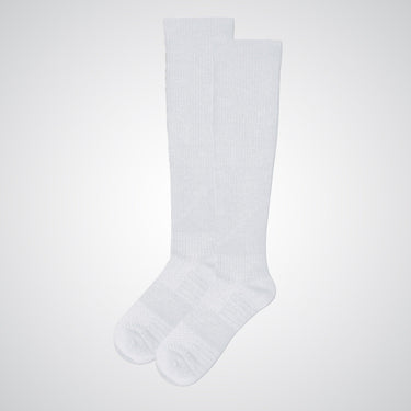 White compression socks